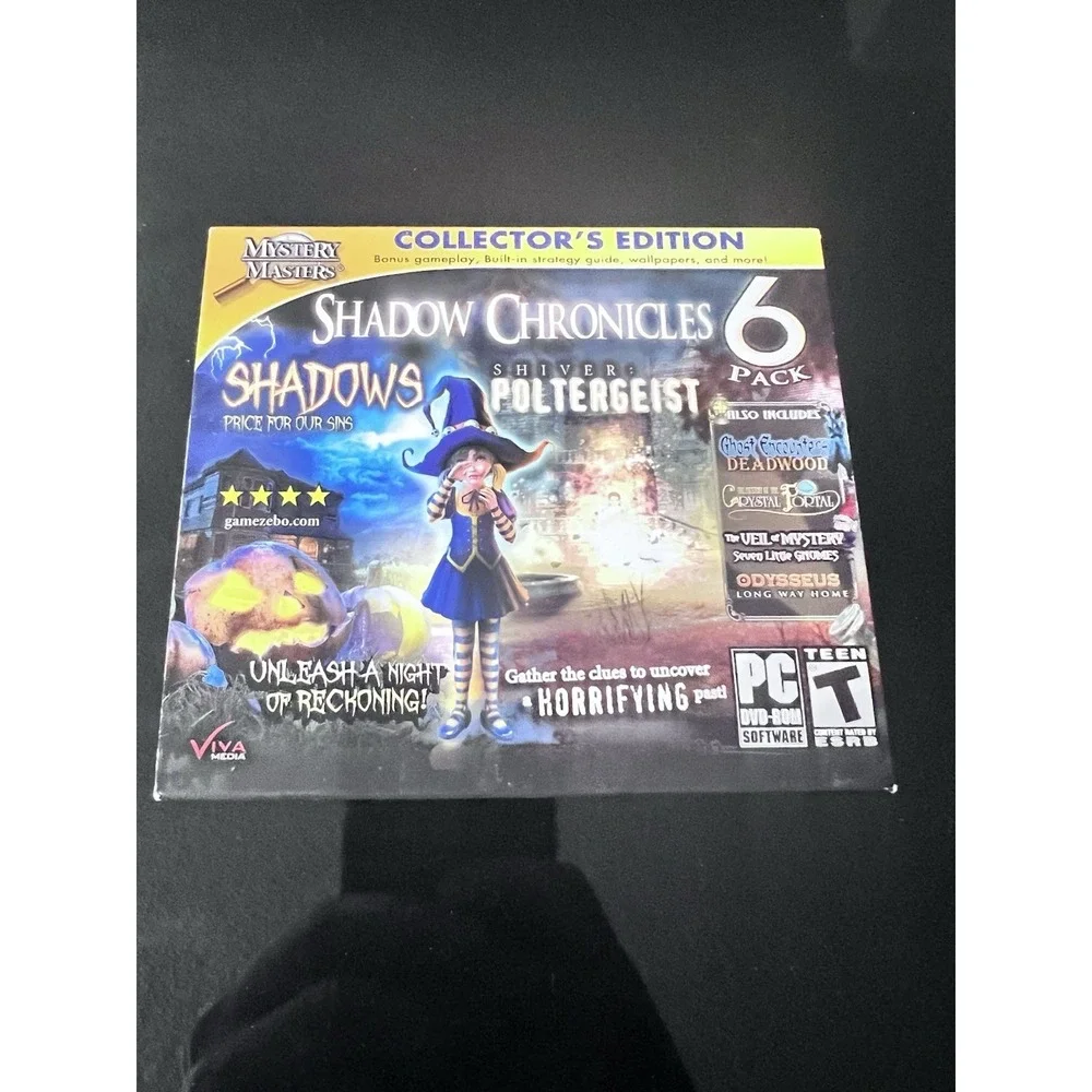 Shadow Chronicles 6-Pk Collectors Edition Video Games Pc DVD-ROM T-Teen Sealed